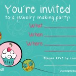 Brighter Day Beads Party Invite Brighter Day Beads Party Invite