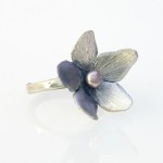 Transcendence Large Ring Transcendence Large Ring - blossom hand carved from recycled fine silver.